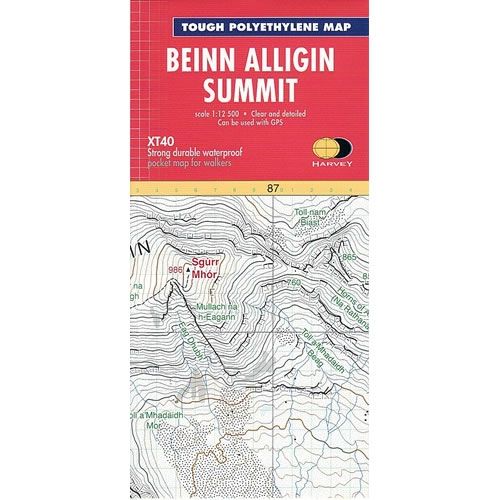 Ben Alligin Summit Map